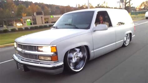 Bagged Bodydropped Chevy Tahoe Youtube