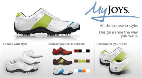Custom Footjoy Myjoys Golf Shoes