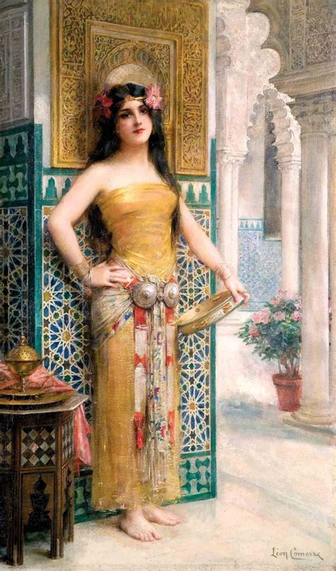 Arabic Woman In Palace Painting Print Wall Decor Etsy