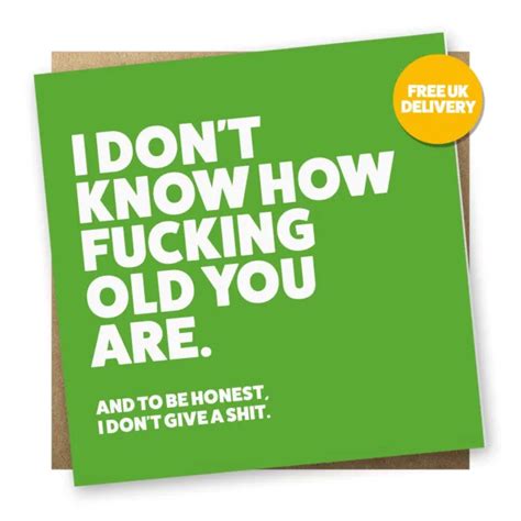 ADULT HUMOUR RUDE FUNNY CHEEKY OFFENSIVE BIRTHDAY Card PicClick