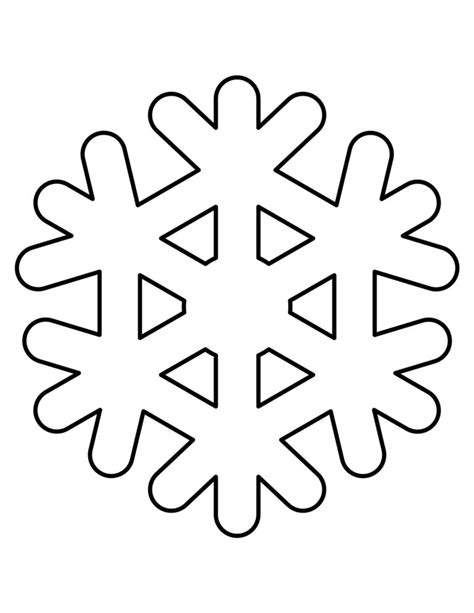 Free Printable Snowflake Patterns Large And Small Snowflakes
