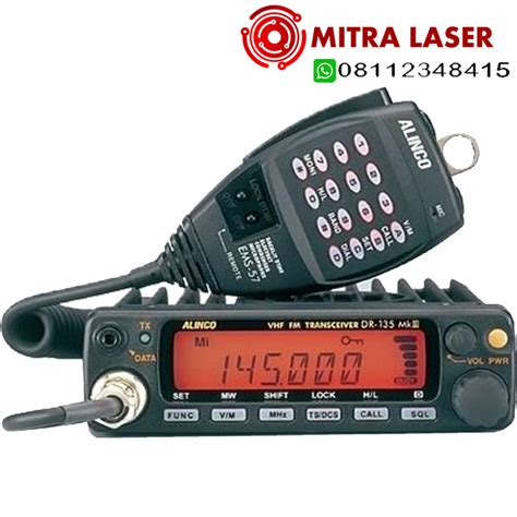 Alinco Dr 135 Radio Rig Mitra Laser Jual Alat Survey Fiber Optik