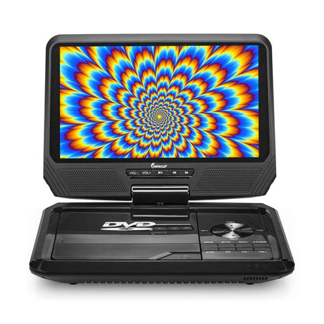 Impecca 9” Portable Dvd Player Includes Flip And Swivel Screen