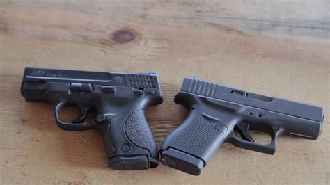 Glock 43 Vs Smith And Wesson Mandp Shield 9mm Doovi