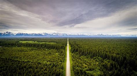 The Longest Straightest Road Youve Ever Driven On Yakutat Alaska