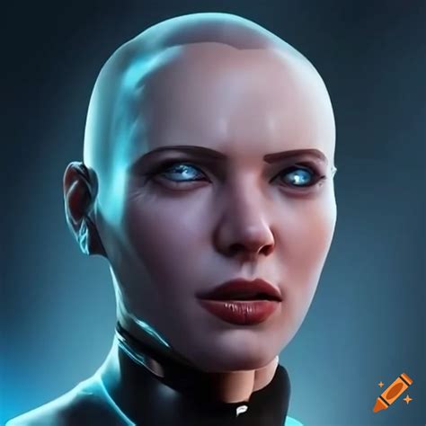 Futuristic Android That Looks Like A Human