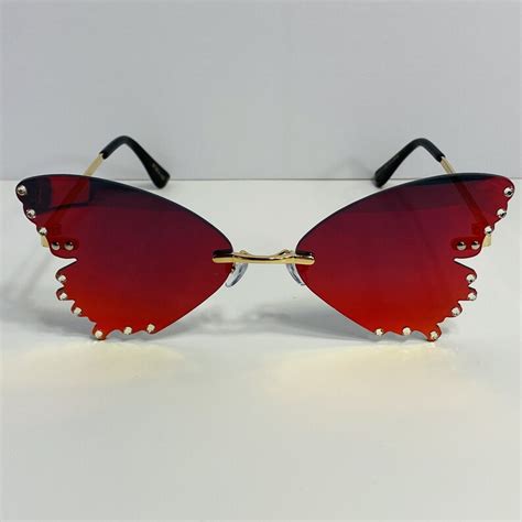 butterfly wing lens sunglasses etsy