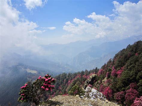 Hills Of The Himalayas In Uttarakhand India Spent 18 Days Trekking In