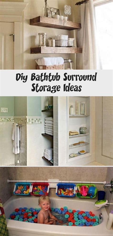 On february 25, 2015 • by kristi • 59. Diy Bathtub Surround Storage Ideas - Decor Dıy in 2020 ...