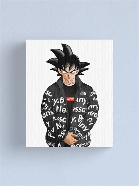 Goku Drip Canvas Print For Sale By Papa Zoinks Redbubble