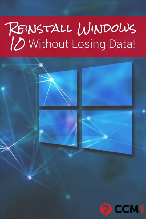 How To Reinstall Windows 10 Without Losing Data Windows 10 Windows