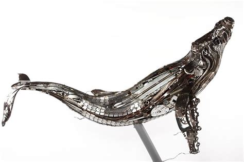 Whale Sculpture Welded Whale Sculpture