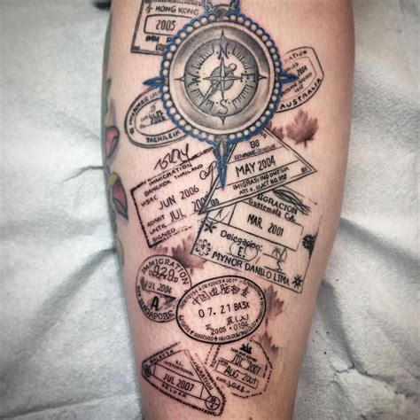 Awesome Travel Tattoos Just For Guide
