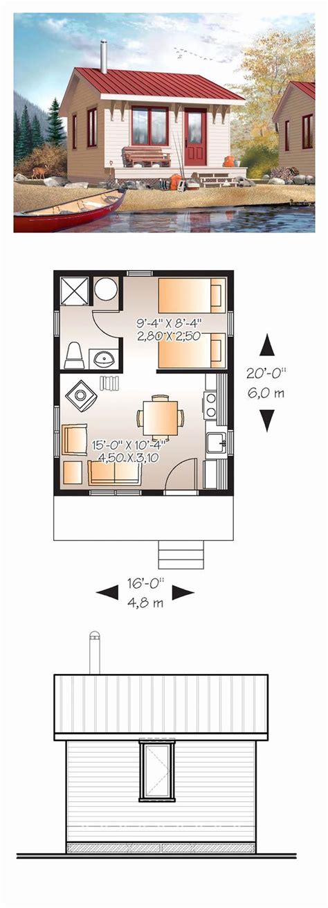 One Bedroom Guest House Plans 2021 Tiny House Plans Tiny House Plan