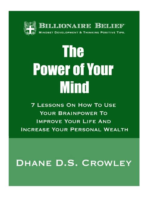 The Power Of Your Mind Beleif Pdf Thought Mind