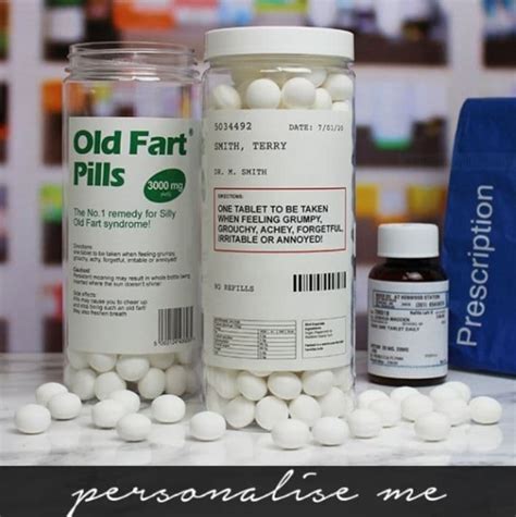 Personalised father's day gifts canada. Old Fart Pills| Unique Father's Day gifts| Personalised ...