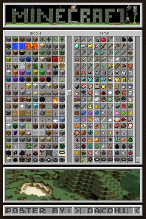 Minecraft All Items