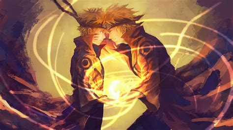 Naruto And His Father Minato Image Abyss