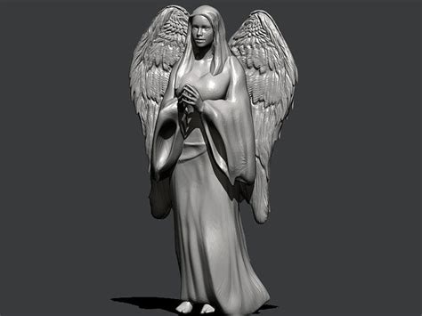 Angel Sculpture 3d Model 3d Printable Cgtrader