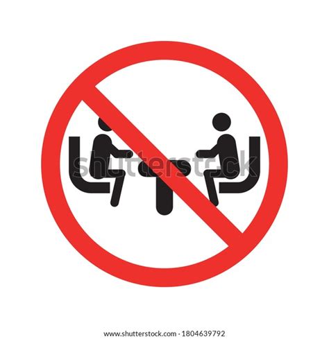 No Sitting Do Not Sit On Stock Vector Royalty Free 1804639792 Shutterstock