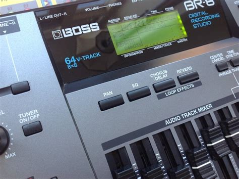 Rolandboss Br 8 Digital Recording Studio 8 Track Multitrack Recorder