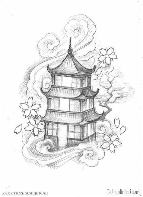 We collected 39+ japanese house drawing paintings in our online museum of paintings. Japanese pagoda Tattoo Designs | pagoda - Tattoo Artists ...