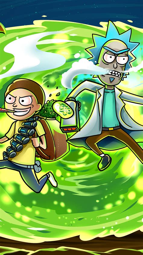 Free Download Rick And Morty Portal Bedroom Wallpaper Hd Picture My