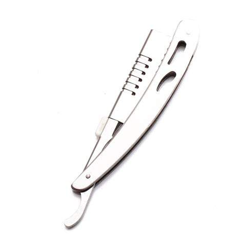 1set 14515cm Men Straight Barber Razor Edge Folding Shaving Knife