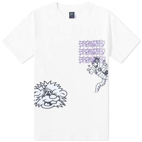 Brain Dead Jiblets T Shirt White End Au