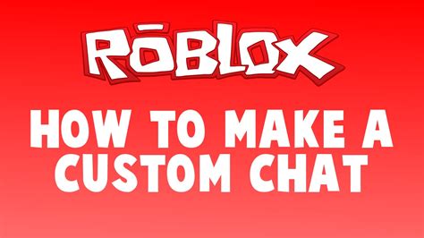 ROBLOX Tutorial - Custom Chat - YouTube