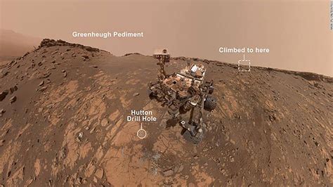 Curiosity Rover Shares Selfie Climbs Giant Hill On Mars Cnn