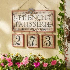 Decorating your home is one of the most enjoyable activities, especially if you are the one who makes all of the decorations by hand. DIY Paris Decor Idea - Patisserie Door Sign - Project | Plaid Online