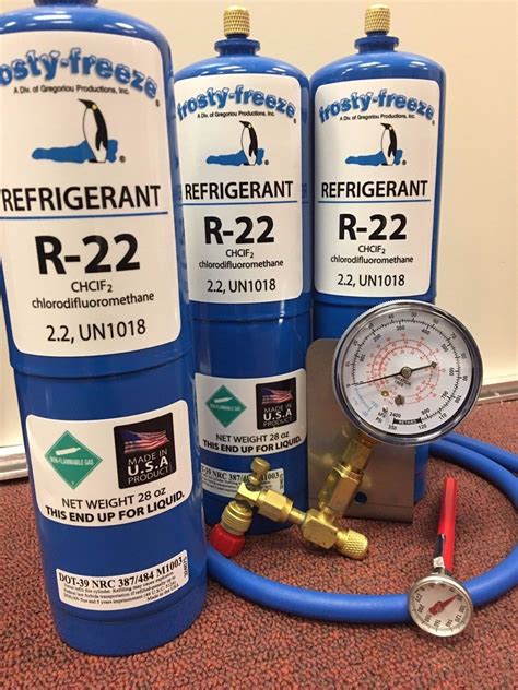 R22 Refrigerant R 22 Air Conditioner 3 28 Oz Cans Large Recharge