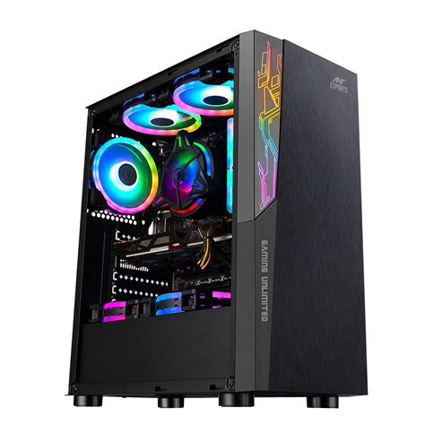 Ant Esports Ice 120ag Mid Tower Gaming Cabinet Ga Computers