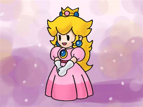 Princess Peach Drawing Pages