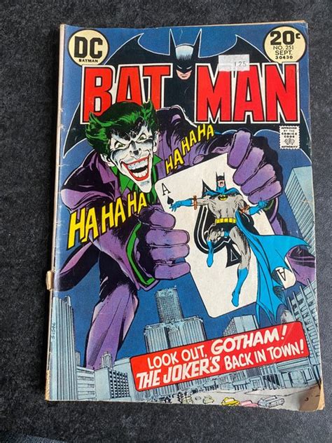 Batman 251 Classic Neal Adams Cover Agrafé 1973 Catawiki