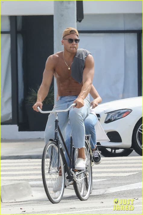 Blake Griffin Goes For A Shirtless Bike Ride With Francesca Aiello