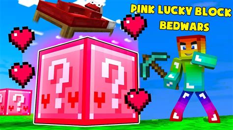 Mini Game Pink Lucky Block Bedwars QuẢ TrỨng GÀ SiÊu Vip CỦa Noob