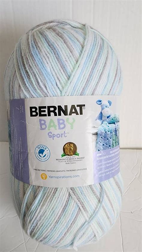 Bernat Baby Sport Ombre 98oz280g 893y816m 100 Acrylic Cool Blue And