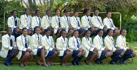 Dominican Convent High School Students In Zimbabwe High School