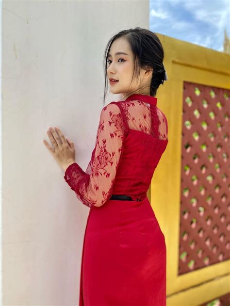 👸 𝐇𝐧𝐢𝐧 𝐎𝐨 𝐖𝐚𝐢 𝐖𝐚𝐢 🇲🇲 Myanmar Dress Design Burmese Clothing