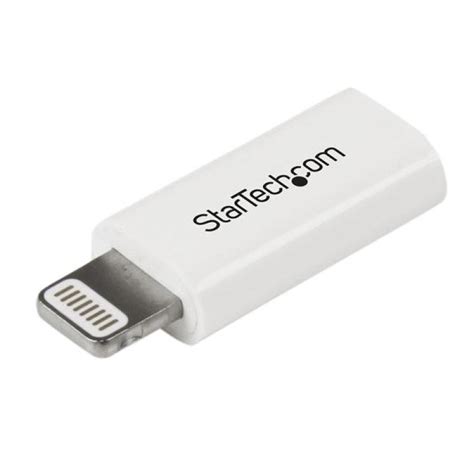 Apple 8 Pin Lightning Connector To Micro Usb Adapter For