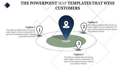 Editable Powerpoint Map Templates Presentation