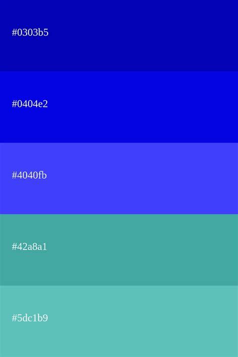 Paleta De Color Azul Rey Códigos Y Combinaciones