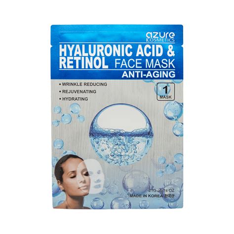 Hyaluronic acid vs retinol—two powerhouse ingredients you've probably heard of but what's the difference between there are countless benefits to using retinol. Azure Retinol & Hyaluronic Acid Face Mask - Azure | CosmoProf