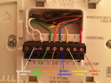 It shows the components of the circuit as simplified shapes, and the capacity and signal links in the middle of the devices. Honeywell Furnace Thermostat