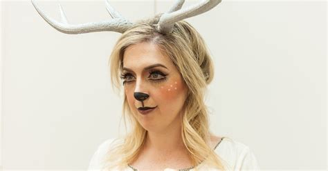 Halloween Makeup Tutorial Try This Easy Deer Costume