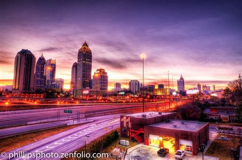 Atl Hdr Sunrise 1513 By Photogene1977 Via Flickr Visit Atlanta