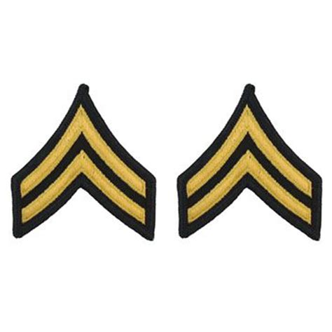 Asu Rank Army Sew On Chevron Patch For Service Uniform Sold In Sets