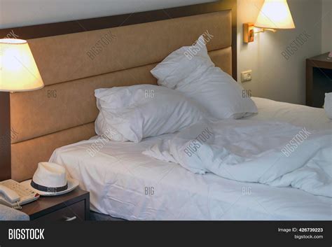Unfinished Messy Bed Image And Photo Free Trial Bigstock
